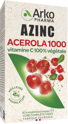 AZINC VEGETAL ACÉROLA 1000 VITAMINE C   