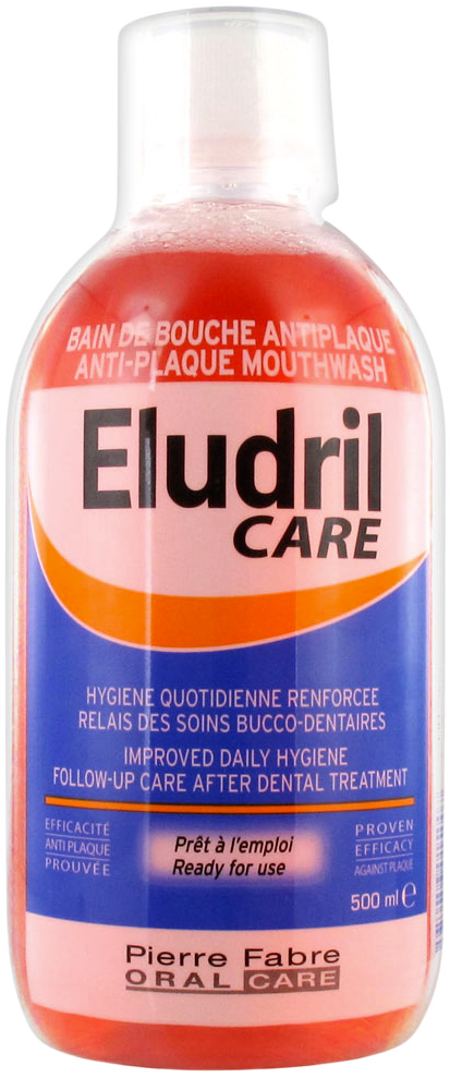 Eludril care bain de bouche antiplaque 500 ml