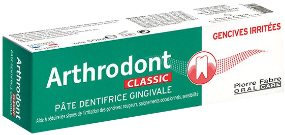 Arthrodont classic Pâte Dentifrice Pour rendre vos gencives plus fortes et atténuer les irritations.